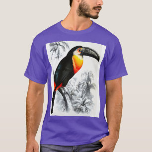 Camiseta Tucan na Selva Branca Negra