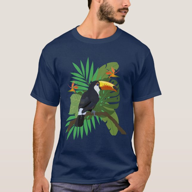 Camiseta Tucano com folhas (Frente)