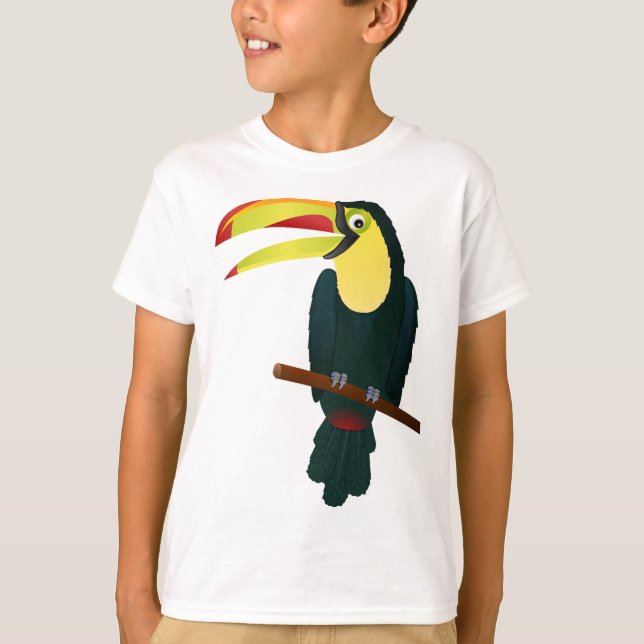 Camiseta tucano, pássaro, natureza (Frente)