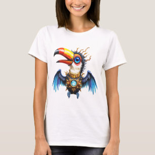 Camiseta Tucano Steampunk ao Luar.