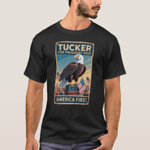 Camiseta Tucker Carlson Conservador Eleição 2028