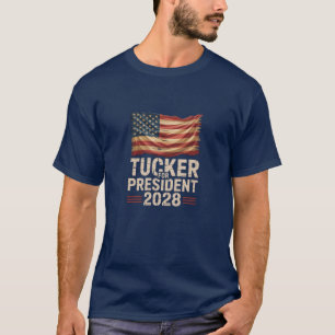 Camiseta Tucker Para Presidente 2028 Campanha América Prime