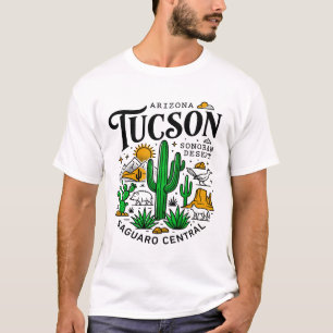 Camiseta Tucson Arizona Deserto de Sonora Vida Selvagem Sag