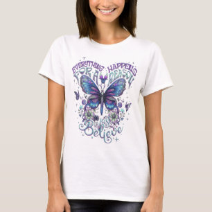 Camiseta Tudo Acontece Por Uma Razão PNG, Assinatura Borbol