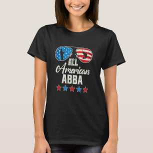 Camiseta Tudo Americano Pesca Abba 4 de Julho Bandeira dos