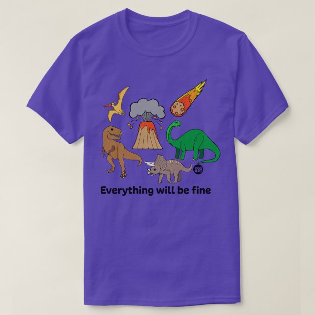 Camiseta tudo belos dinos (Frente do Design)