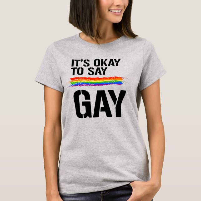 Camiseta Tudo bem dizer gay (Frente)