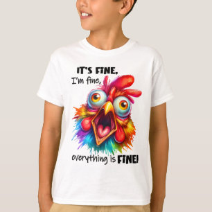 Camiseta Tudo Bem, Estou Bem, Tudo Está Bem