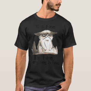Camiseta Tudo Bem Estou Bem Tudo Está Bem Cara Amarrada