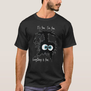 Camiseta Tudo Bem Estou Bem Tudo Está Bem De Cabeça Para B