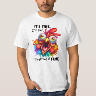 Camiseta Tudo Bem Estou Bem Tudo Está Bem Engraçado