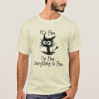 Camiseta Tudo Bem Estou Bem Tudo Está Bem, Fofo