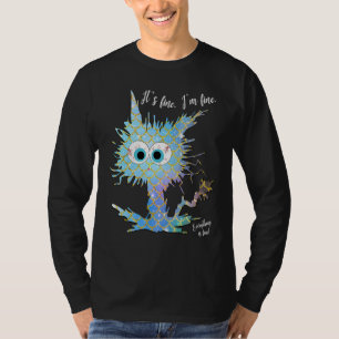 Camiseta Tudo bem, estou bem. Tudo está bem, Mermaid Scal