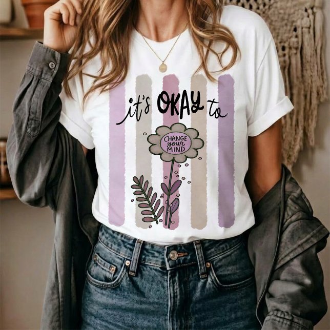 Camiseta Tudo Bem Mudar de Ideia.  (Criador carregado)
