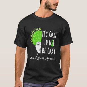 Camiseta Tudo Bem Não Estar Bem Borboleta Consciência da Sa