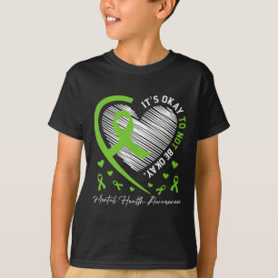 Camiseta Tudo Bem Não Estar Bem Conscientização da Saúde Me