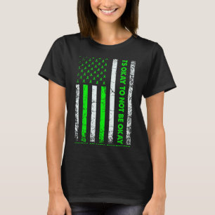 Camiseta Tudo Bem Não Estar Bem Conscientização sobre Saúde