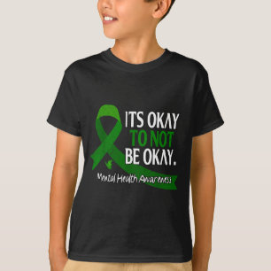 Camiseta Tudo Bem Não Estar Bem Conscientização sobre Saúde