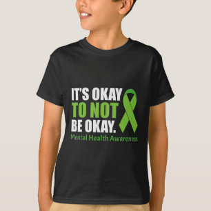 Camiseta Tudo Bem Não Estar Bem Saúde Mental Seja Gentil Fl