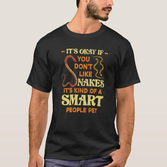 Camiseta Tudo Bem Se Você Gosta De Cobras Reptile Keeper S (Frente)