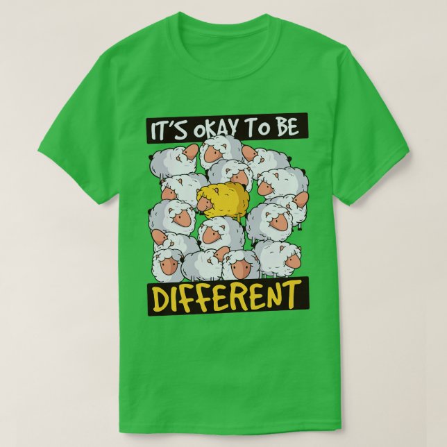 Camiseta Tudo bem ser diferente (Frente do Design)