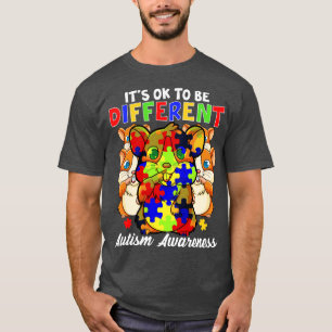 Camiseta Tudo Bem Ser Um Hamster De Consciência Autista Dif