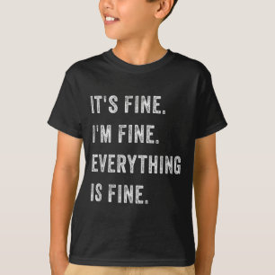 Camiseta Tudo Bem Tudo Está Bem Humor Engraçado Sarcástico