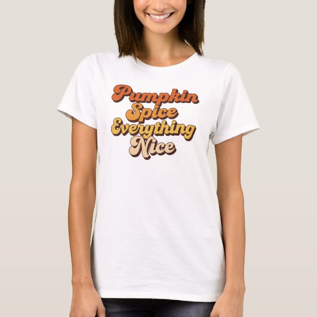 Camiseta Tudo Bom de Tempero de Abóbora (Frente)