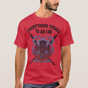 Camiseta Tudo Chegou Ao Fim Do Anime Ninjas Samurais