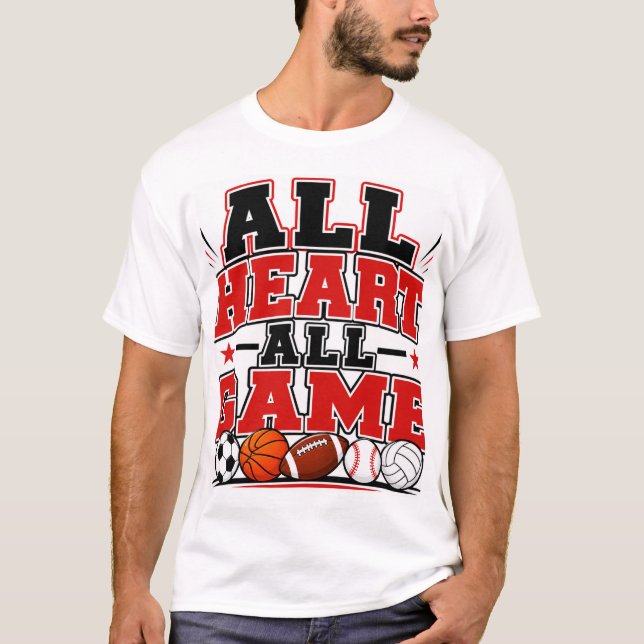Camiseta Tudo Coração Tudo Jogo (Frente)