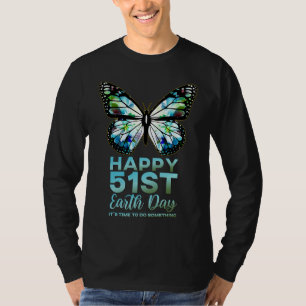 Camiseta Tudo de bom para o 51º Dia da Terra Flor Monarca B