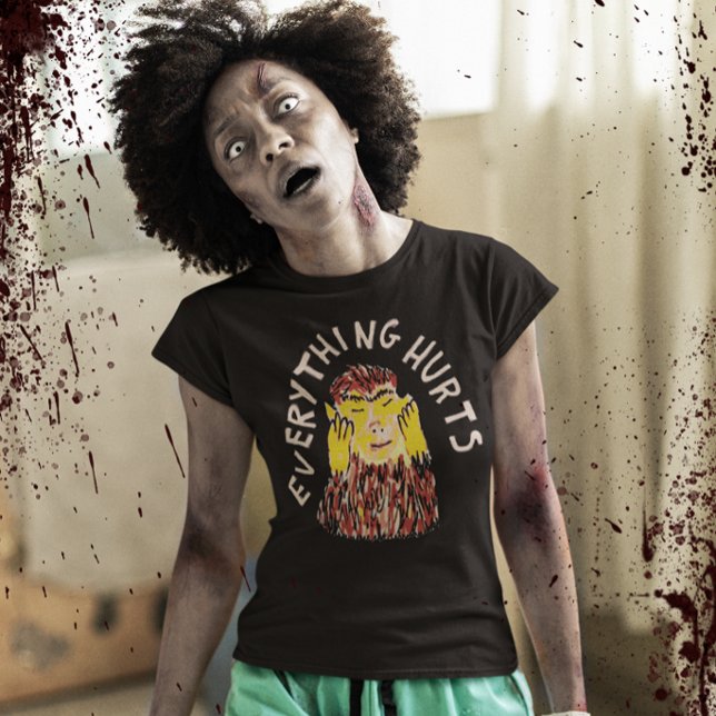 Camiseta Tudo dói a dor crônica (Criador carregado)