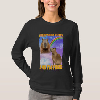 Camiseta Tudo Dói E Cansou Capybara