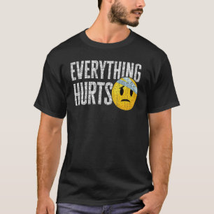 Camiseta Tudo Dói Treino de Fitness Exercício Yoga