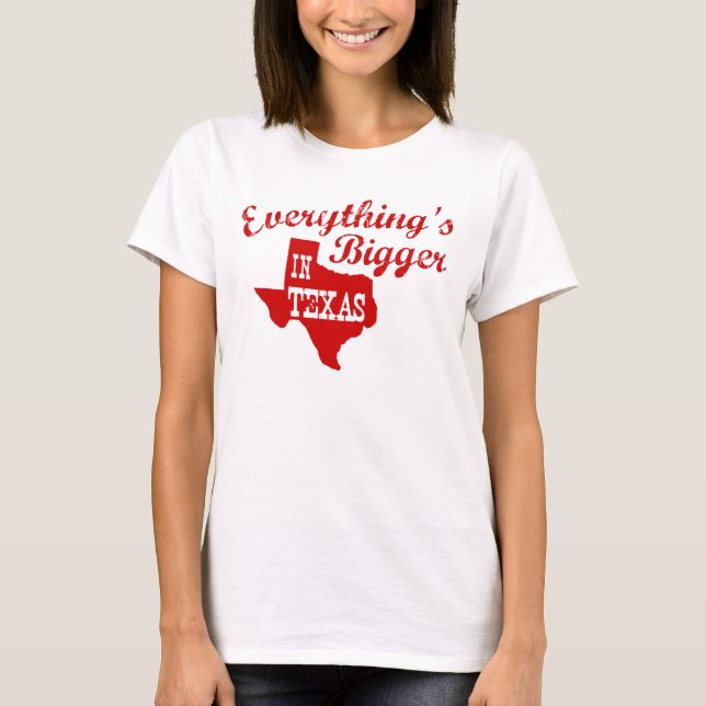 Camiseta Tudo é maior no Texas Shirt (Frente)