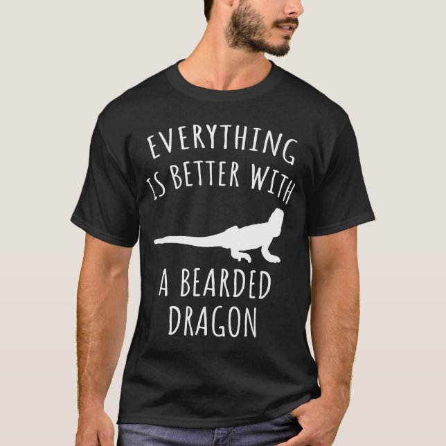 Camiseta Tudo É Melhor Com Um Dragão Com Mancas (Frente)