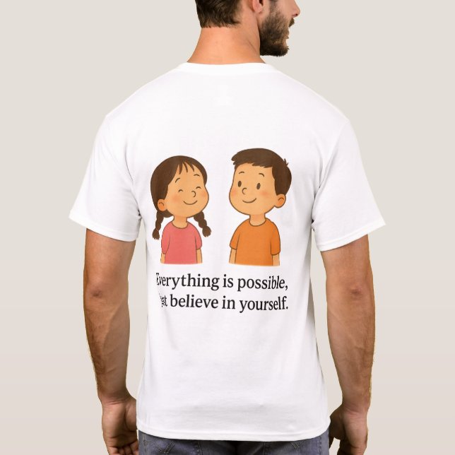 Camiseta Tudo é Possível  (Verso)