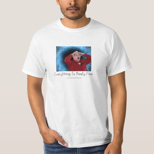 Camiseta Tudo é t-shirt realmente fino (Frente)