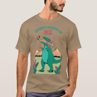 Camiseta Tudo está bem dinossauro