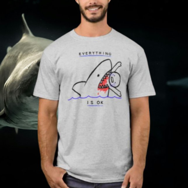 Camiseta Tudo está bem: Enfrente os desafios da vida com o  (Criador carregado)