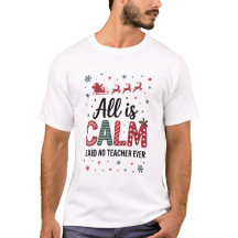 Tudo está calmo disse algum professor alguma vez n