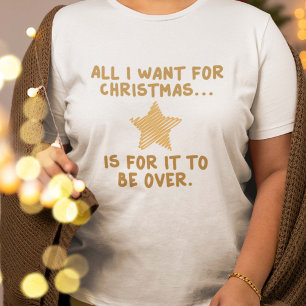 Camiseta Tudo eu era para o Natal