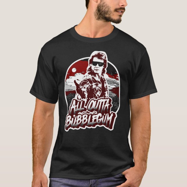 Camiseta Tudo fora de Bubblegum.  T-Shirt essencial (Frente)