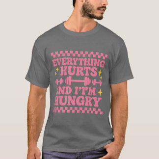 CAMISETA TUDO MACHUCA E ESTOU COM FOME