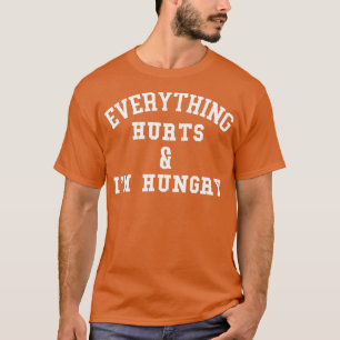 Camiseta Tudo Magoa Eu Estou Com Fome Correndo Maratona Cor
