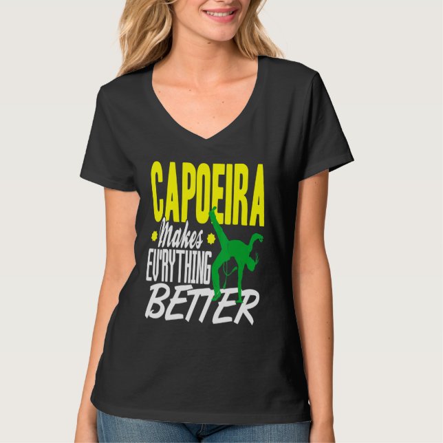 Camiseta Tudo Melhor Capoeira (Frente)