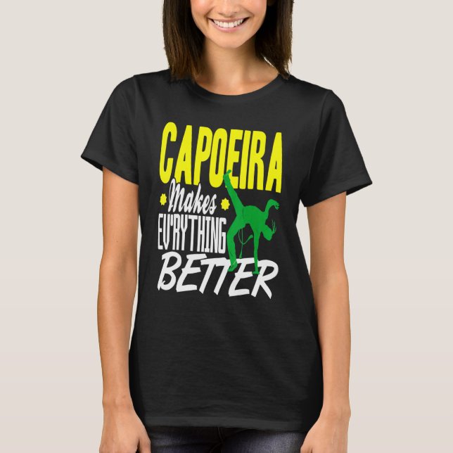 Camiseta Tudo Melhor Capoeira (Frente)