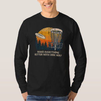 Camiseta Tudo Melhor Com A Motivação Do Jogador De Golfe De