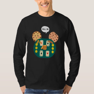 Camiseta Tudo no Chip Poker de Chocolate Cookie