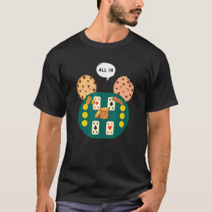 Camiseta Tudo no Chip Poker de Chocolate Cookie